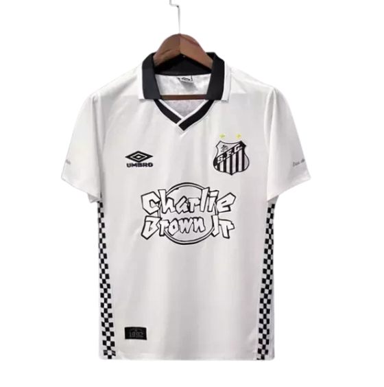 Camisa Santos Charlie Brown Jr 2022/23 -UMBRO Branca - Torcedor Masculina